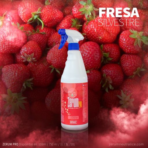Spray neutralizador con olor a fresa